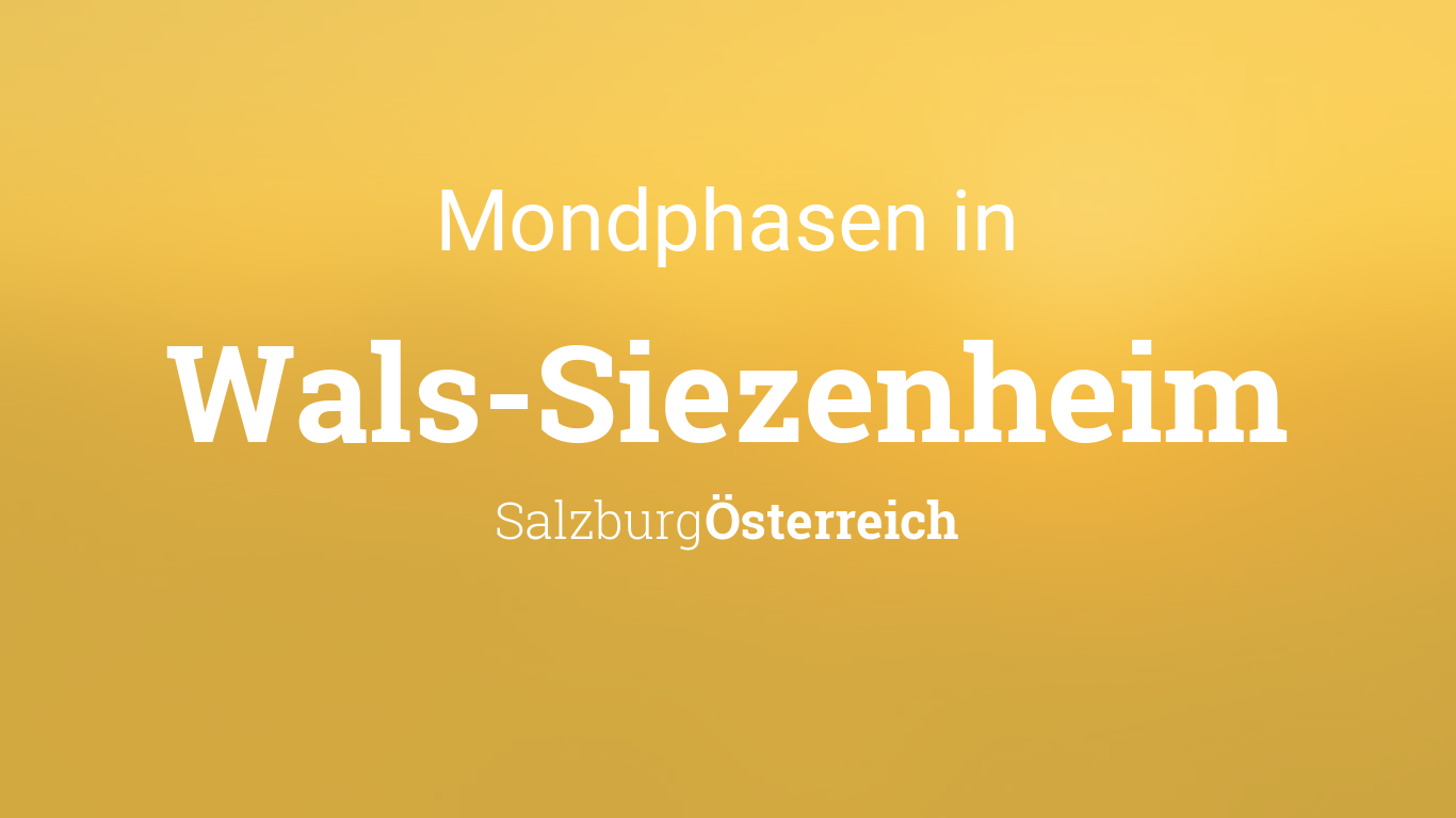 Wals-Siezenheim - Startseite - Brgerservice - Neuigkeiten